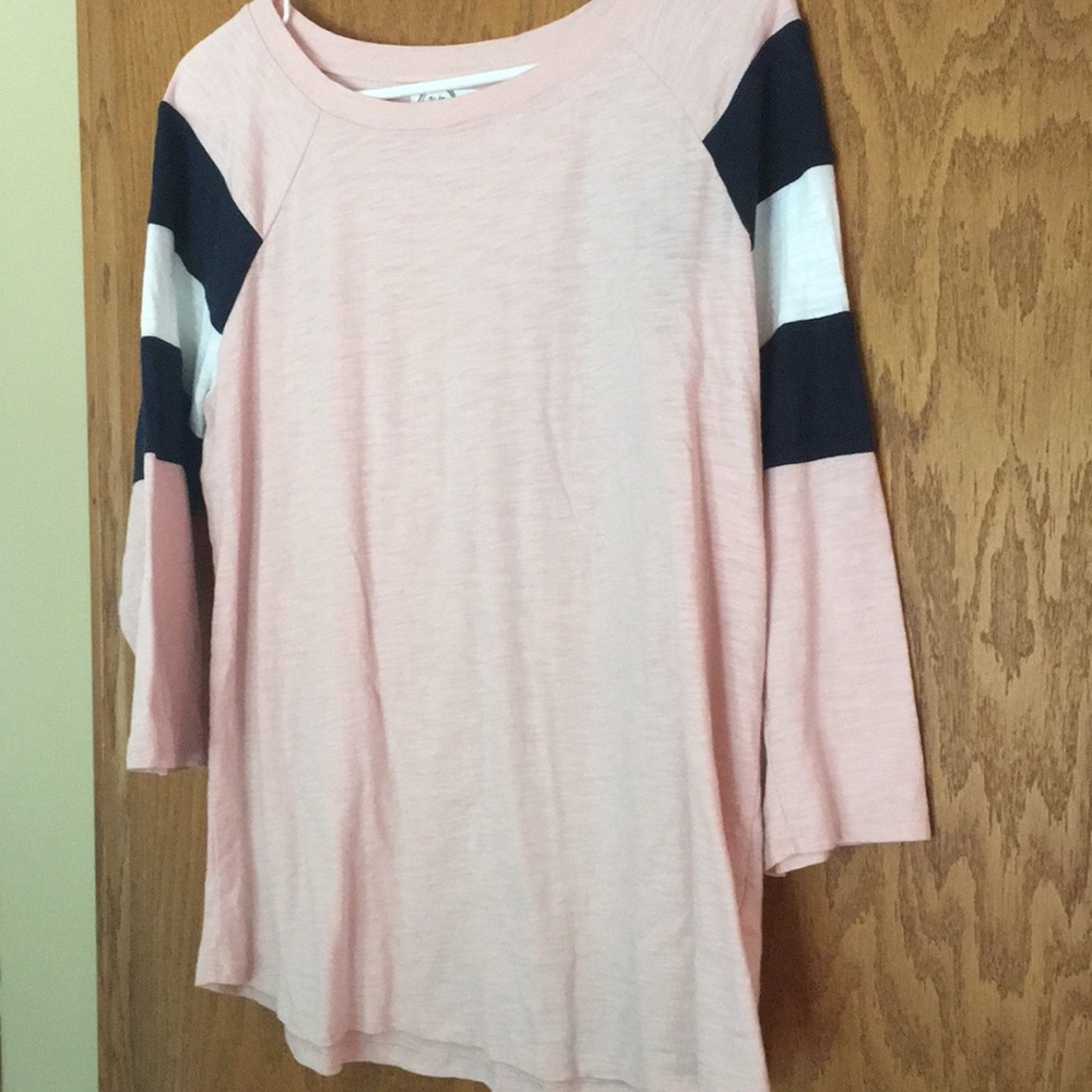 Pink 3/4 Sleeve Shirt - Picture 2 of 4